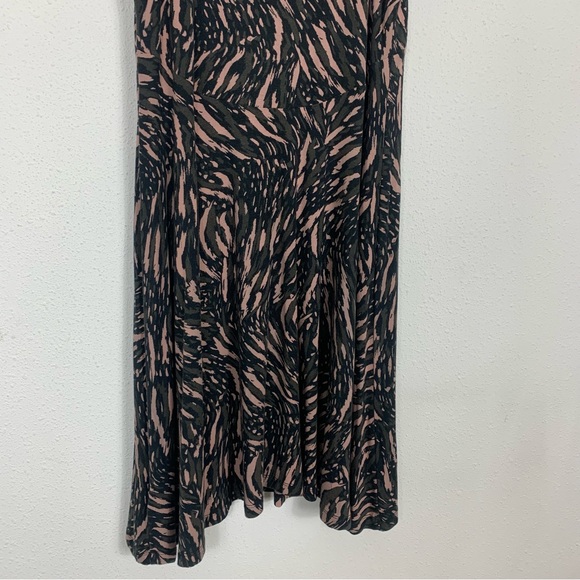 Athleta Santorini Thera Dress Abstract Black Mini Sleeveless Flowy Sz Small - Picture 9 of 10